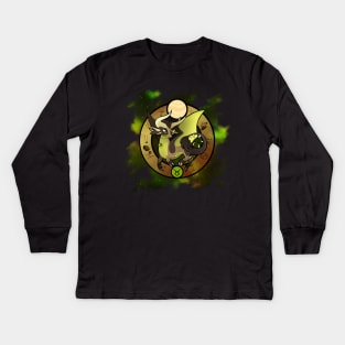 Zodiac Dragons: Taurus Kids Long Sleeve T-Shirt